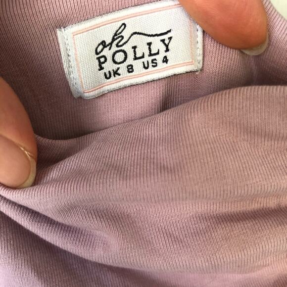 Oh Polly One And Only One Shoulder Asymmetrical
Bodycon Mini Dress In Mauve - Picture 5 of 6